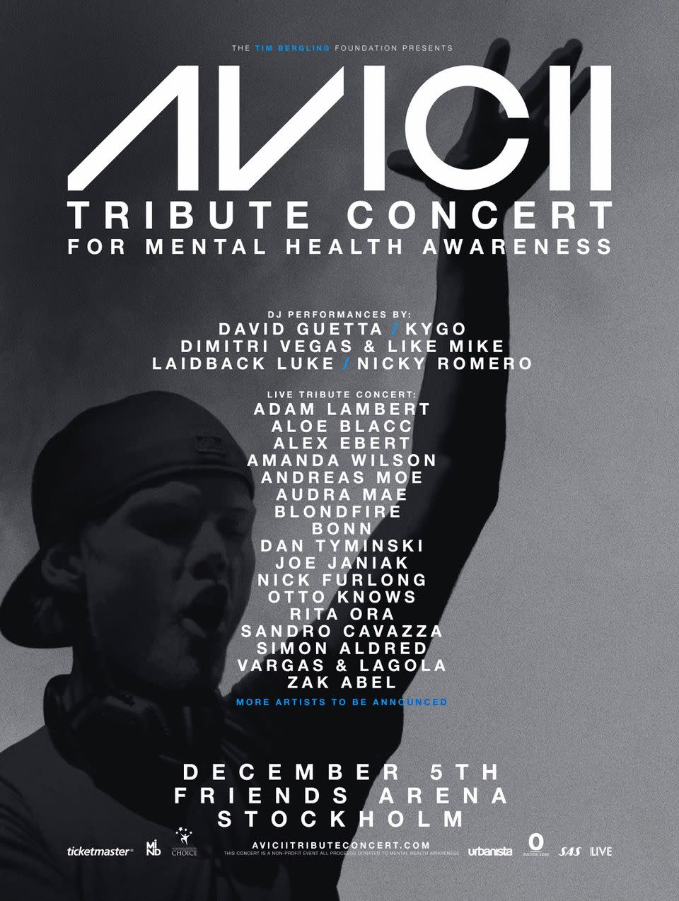 Avicii tribute concert poster
