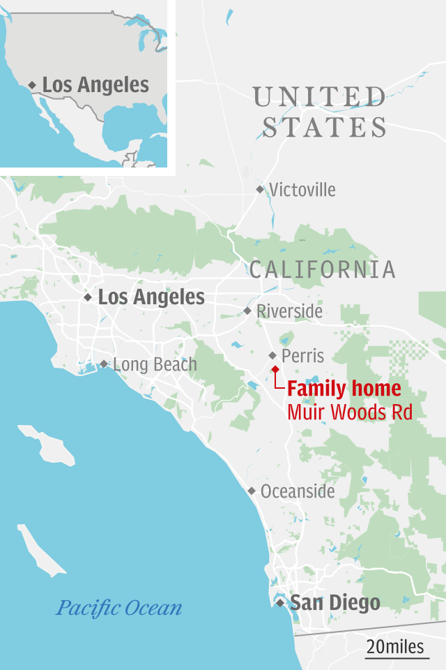 Turpin family house map