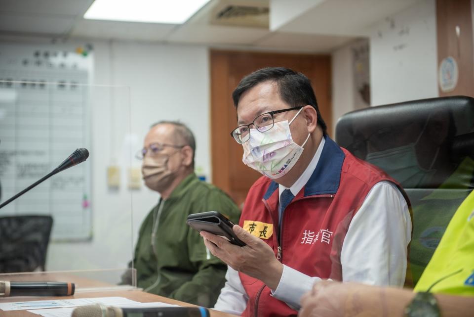 桃園市長鄭文燦今年10月碩士論文遭代表新黨參選桃選市議員的游智彬檢舉涉抄襲。   圖：桃園市政府／提供（資料照）