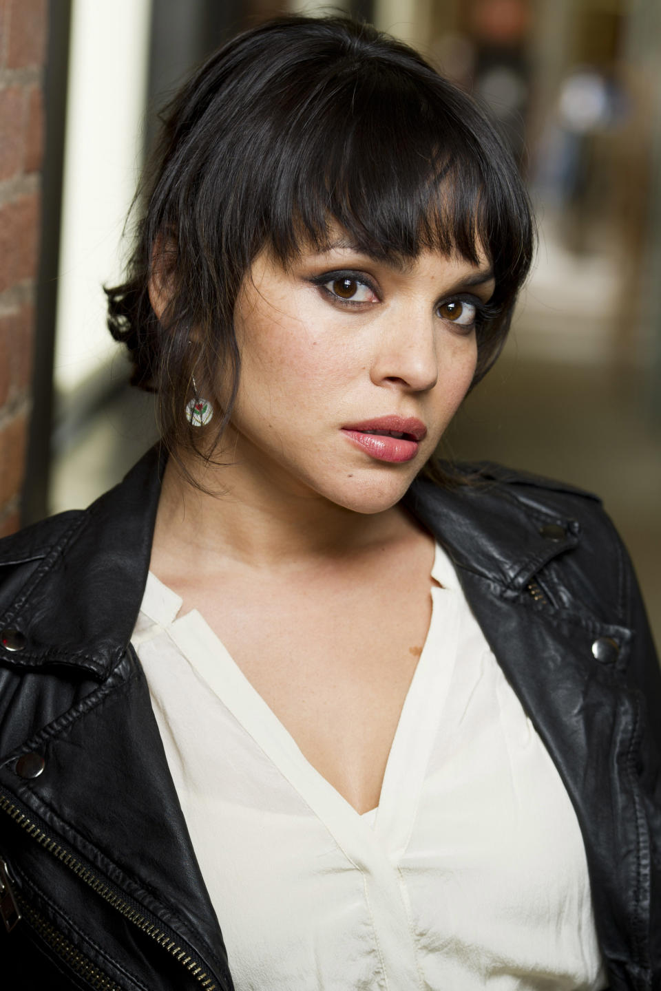 In this April 9, 2012 photo, singer Norah Jones poses for a portrait in New York. Jones' latest album, "Little Broken Hearts," was released on May 1. (AP Photo/Charles Sykes)