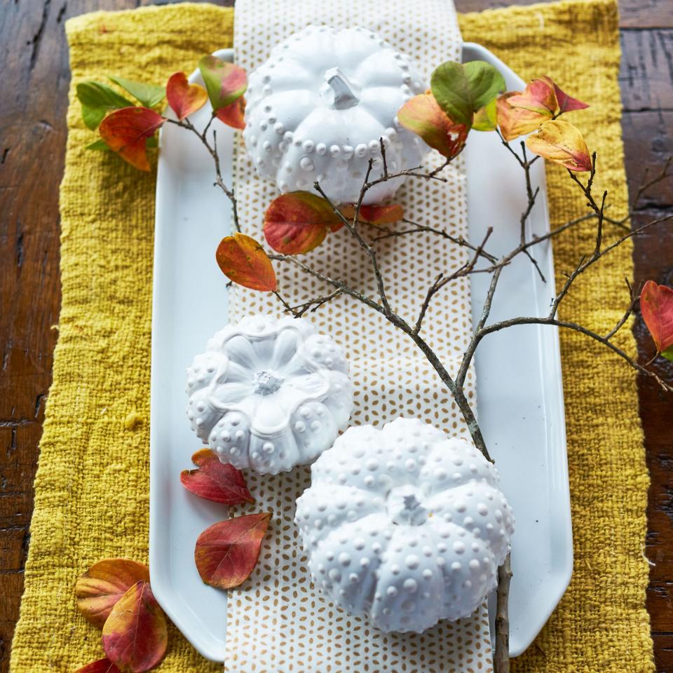 Milk Glass Pumpkins