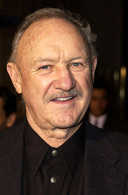 Gene Hackman at the Hollywood premiere of The Royal Tenenbaums