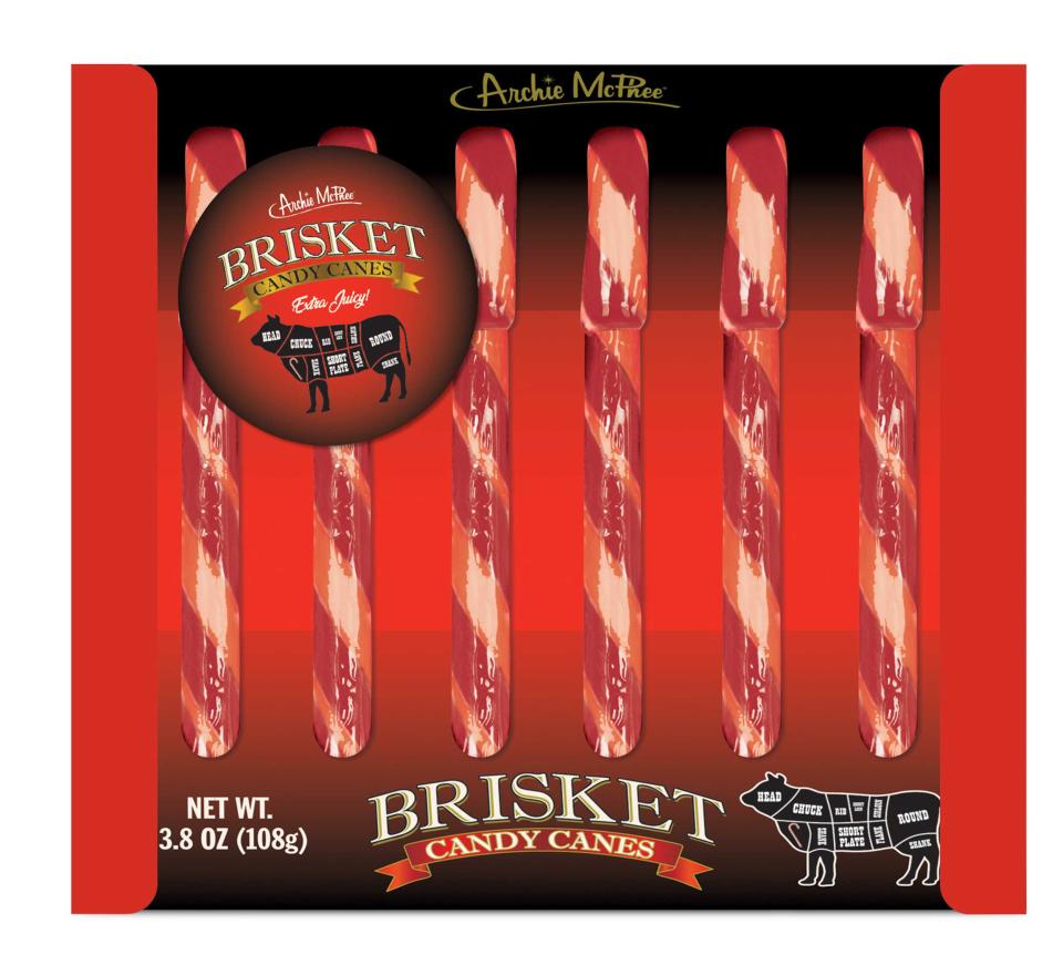 Brisket Candy Cane (Courtesy Archie McPhee)