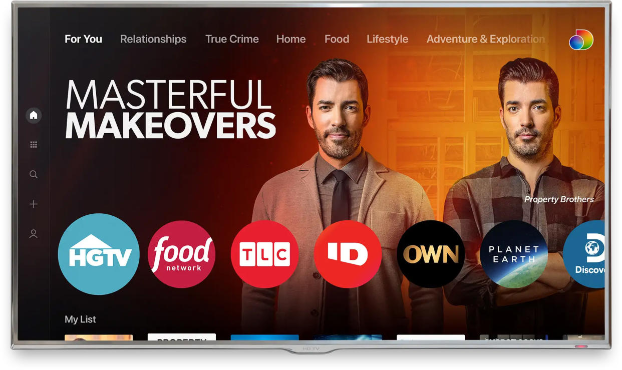  Discovery Plus homescreen 