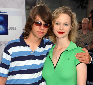 Thora Birch with her brother at the Los Angeles premiere of Twentieth Century Fox's I, Robot