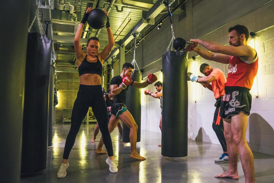 Boxing in action at Gymbox
