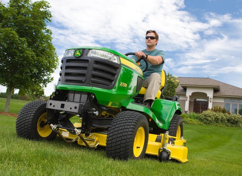 <body> <p>Some folks mistakenly believe that running a riding lawn mower at full speed is bad for the engine and shortens the life of your machine. Not so of John Deere lawn tractors, says Weekes. In fact, there's an optimum blade tip speed on each and every machine and hitting a higher RPM on your engine means you'll get an even better cut.</p> <p><strong>Related: <a rel="nofollow noopener" href=" http://www.bobvila.com/slideshow/ultimate-lawn-care-guide-12-steps-to-a-prize-winning-yard-44680?bv=yahoo" target="_blank" data-ylk="slk:Ultimate Lawn Care Guide - 12 Steps to a Prize-Winning Lawn;elm:context_link;itc:0;sec:content-canvas" class="link ">Ultimate Lawn Care Guide - 12 Steps to a Prize-Winning Lawn</a> </strong> </p> </body>