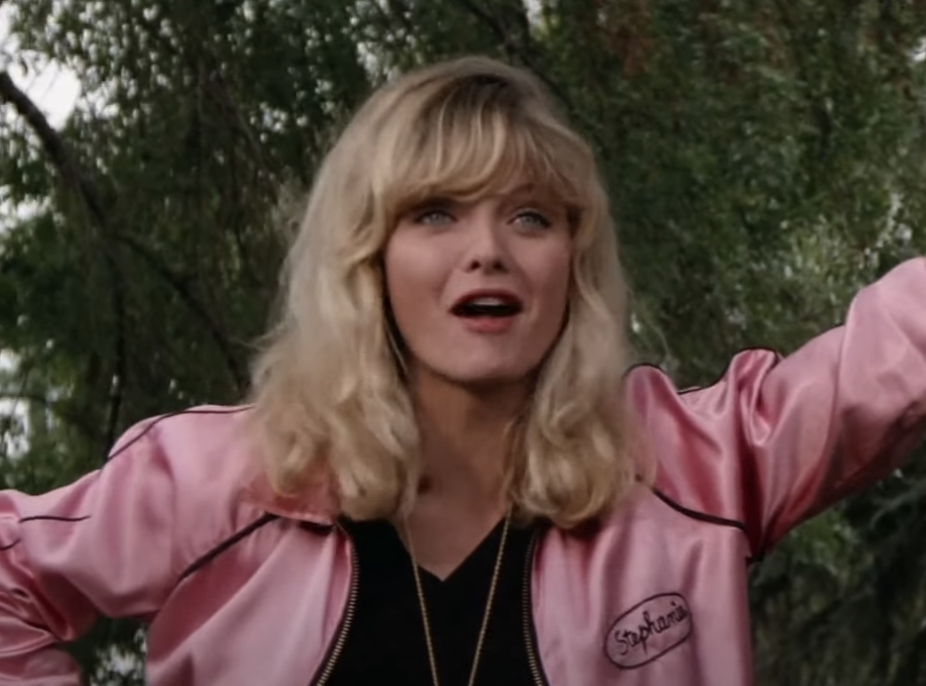 Michelle Pfeiffer in "Grease 2"