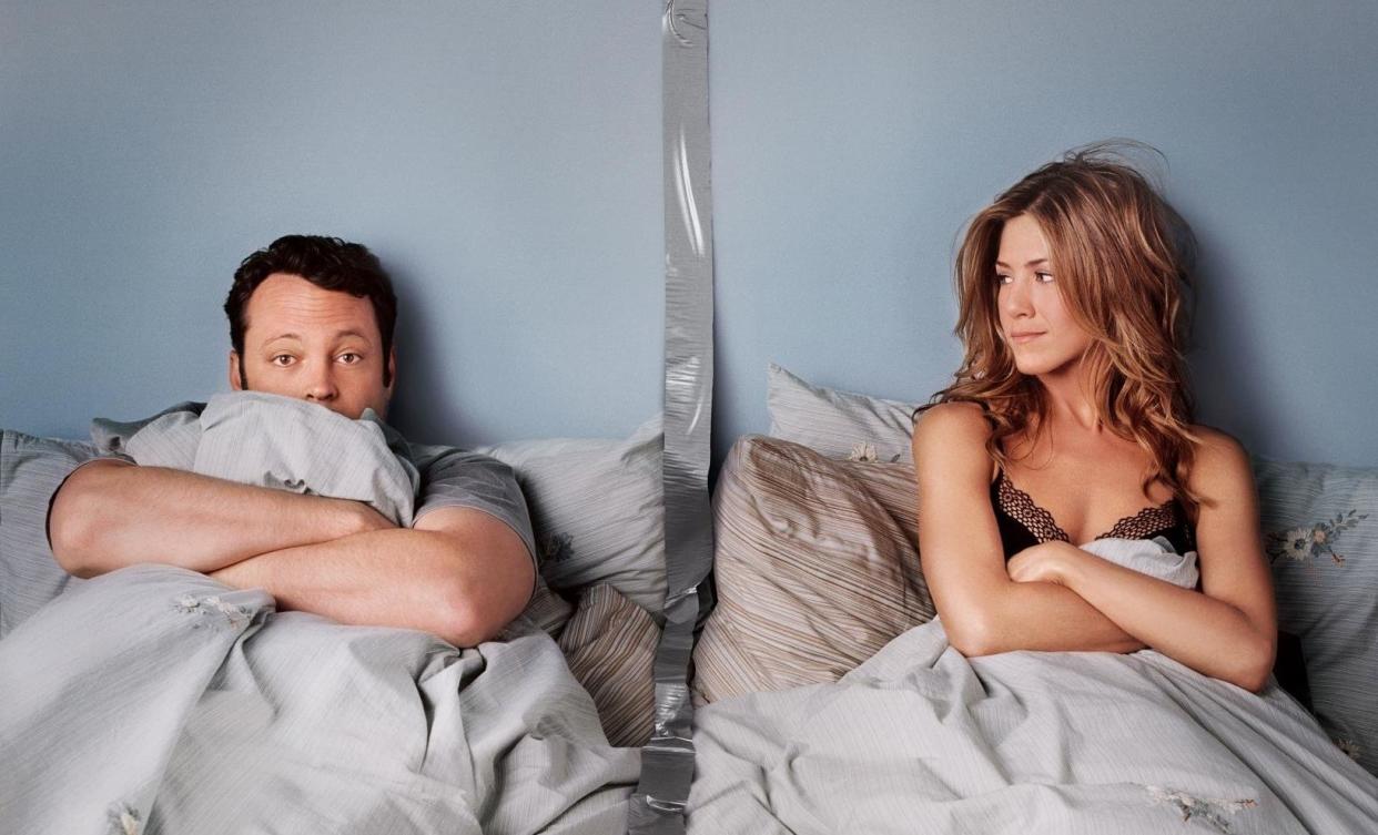 Vince Vaughn and Jennifer Aniston in&nbsp;&ldquo;The Break-Up.&rdquo; It&rsquo;s not&nbsp;Jane Austen. (Photo: Universal)