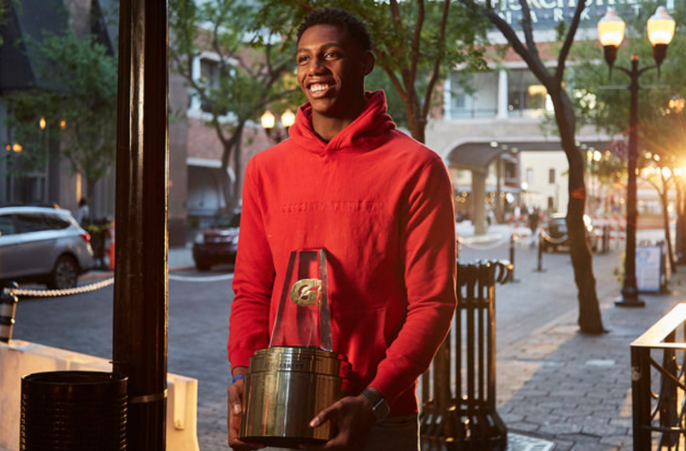 R.J. Barrett won the 2018 Gatorade Boys Basketball Player of the Year award.