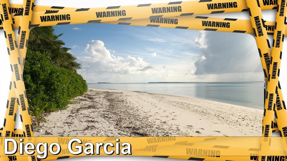 35. Diego Garcia - $500 fine or 6 months in prison. Diego Garcia is a militarized territory of the U.K.