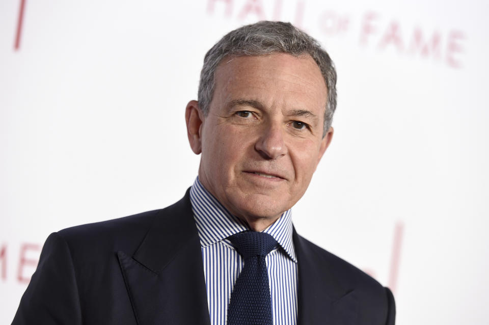 Robert Iger, Chief Executive Officer of Disney, attends the 25th Television Academy Hall of Fame on Tuesday, Jan. 28, 2020 at the Television Academy's Saban Media Center in North Hollywood, Calif. (Photo by Jordan Strauss/Invision for the Television Academy/AP Images)