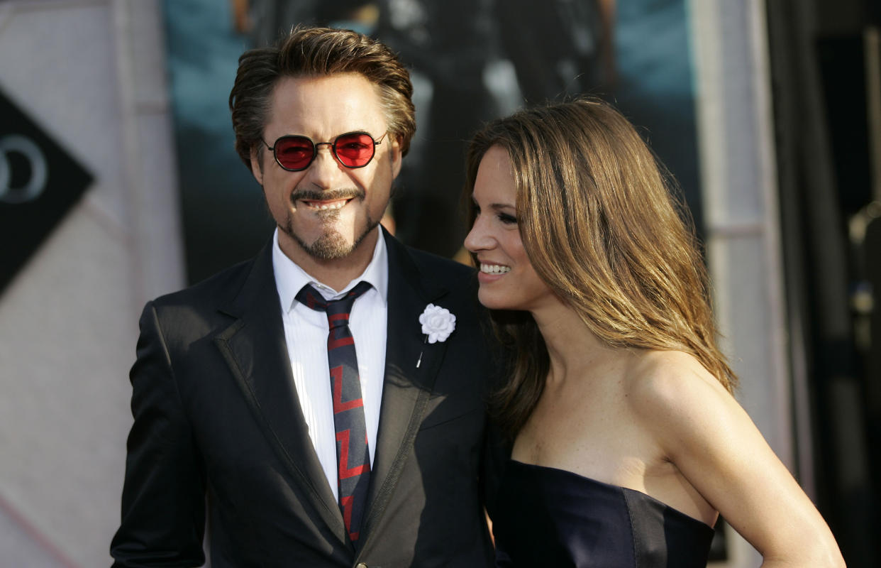 Robert Downey Jr. and his wife, Susan Levin, arrive for the 