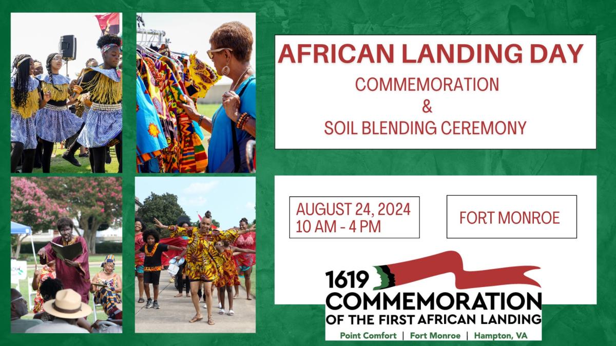 African Landing Day 2024 commemorations throughout Hampton