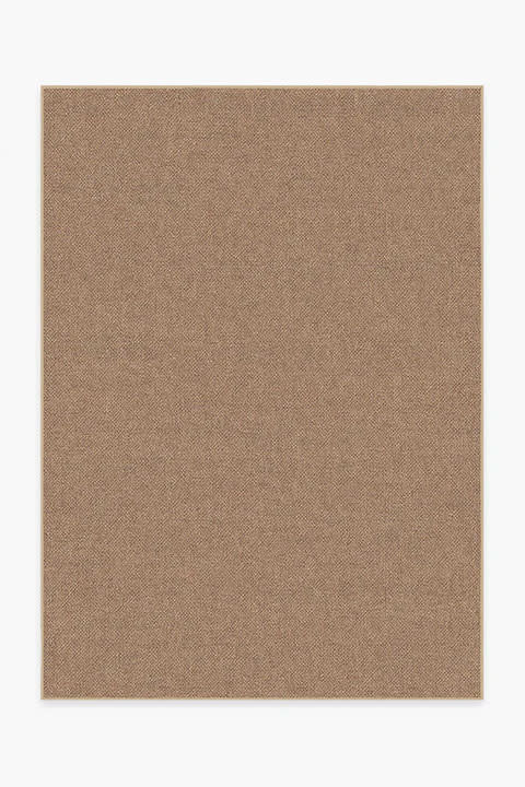 Burlap Solid Sand Re-Jute Rug, best outdoor rugs