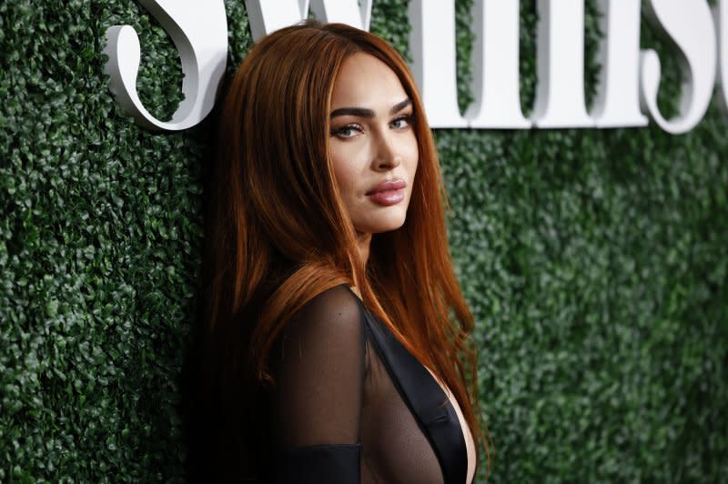 Megan Fox attends the Sports Illustrated swimsuit issue launch party in May. File Photo by John Angelillo/UPI