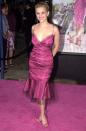 <p>Of course, Witherspoon showed up to the premiere of<em> Legally Blonde </em>in a hot pink dress. What else would you expect?! <br></p>