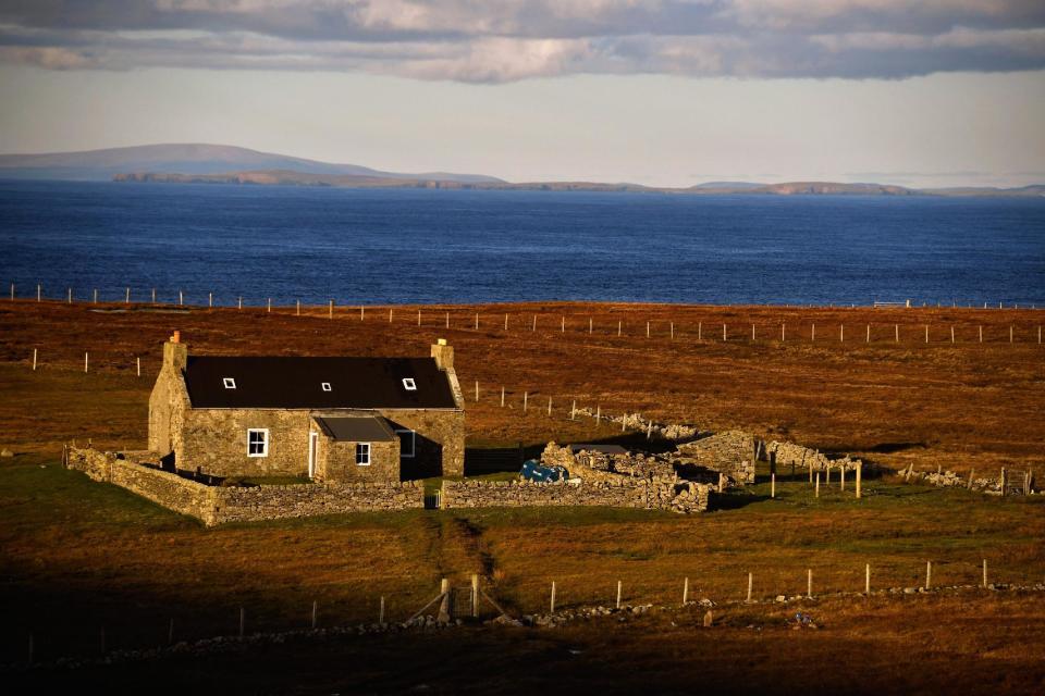 Vista de la isla Foula. Crédito: Jeff J Mitchell / Getty Images