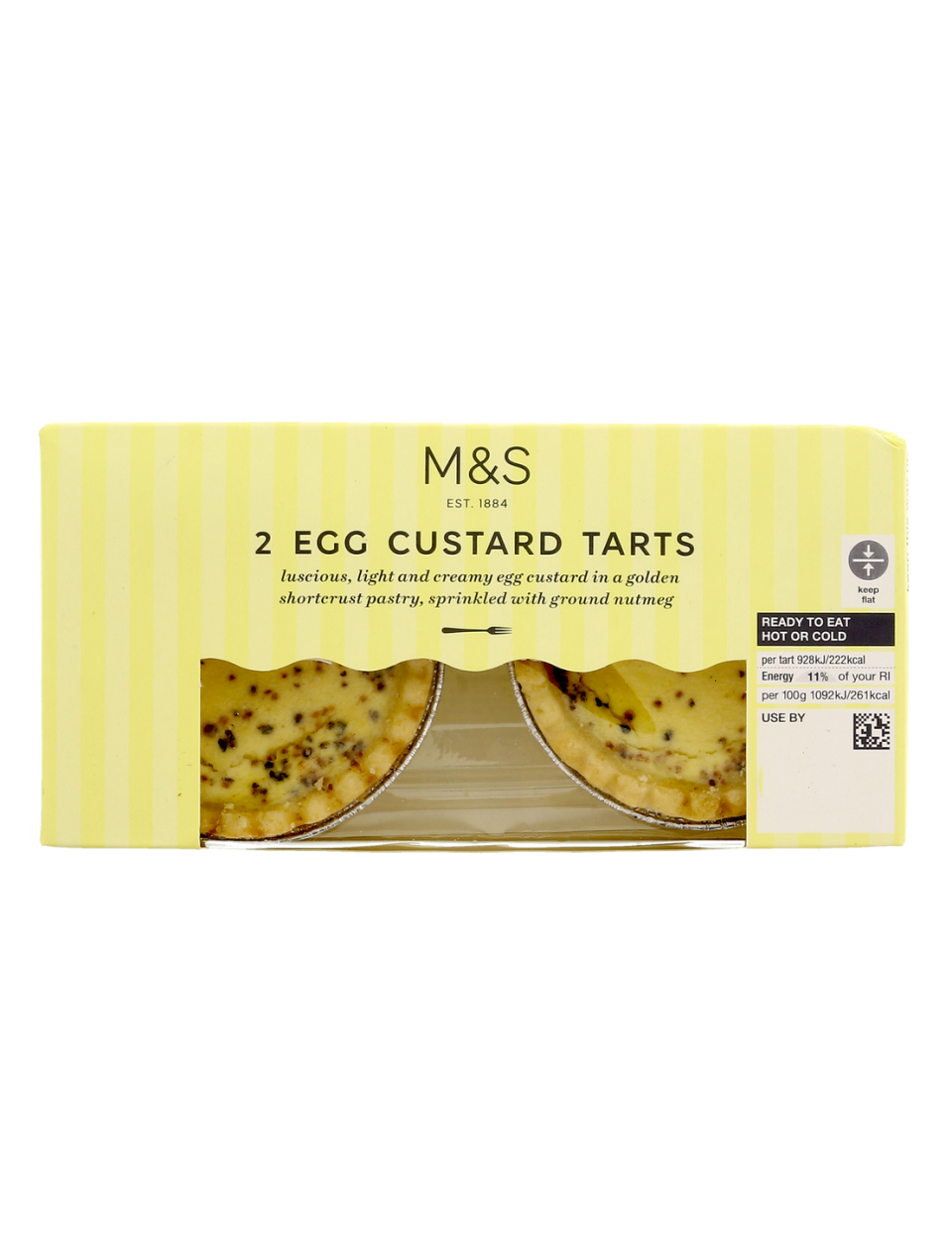 5) M&S 2 Egg Custard Tarts