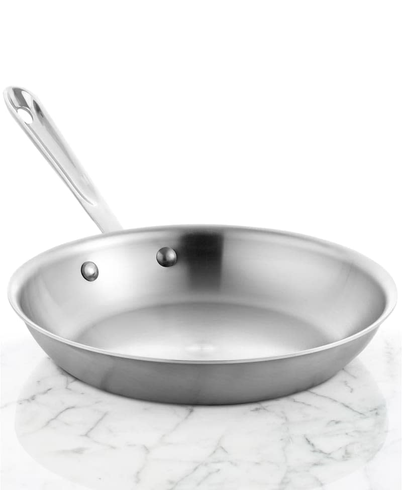 All-Clad D5 Brushed Stainless Steel 10" Fry Pan