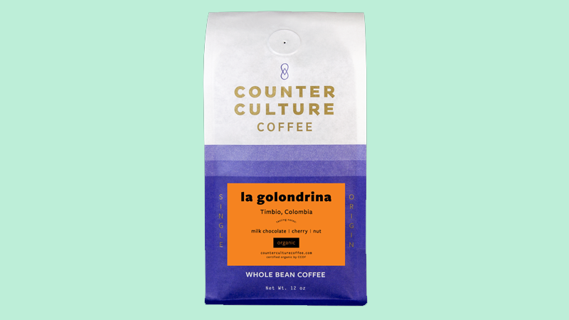 Gift premium coffee beans and give a bag of La Golondrina single origin Colombian coffee from Counter Culture.