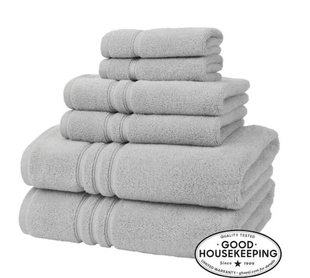 Turkish Cotton Ultra Soft 6-Piece Bath Towel Set