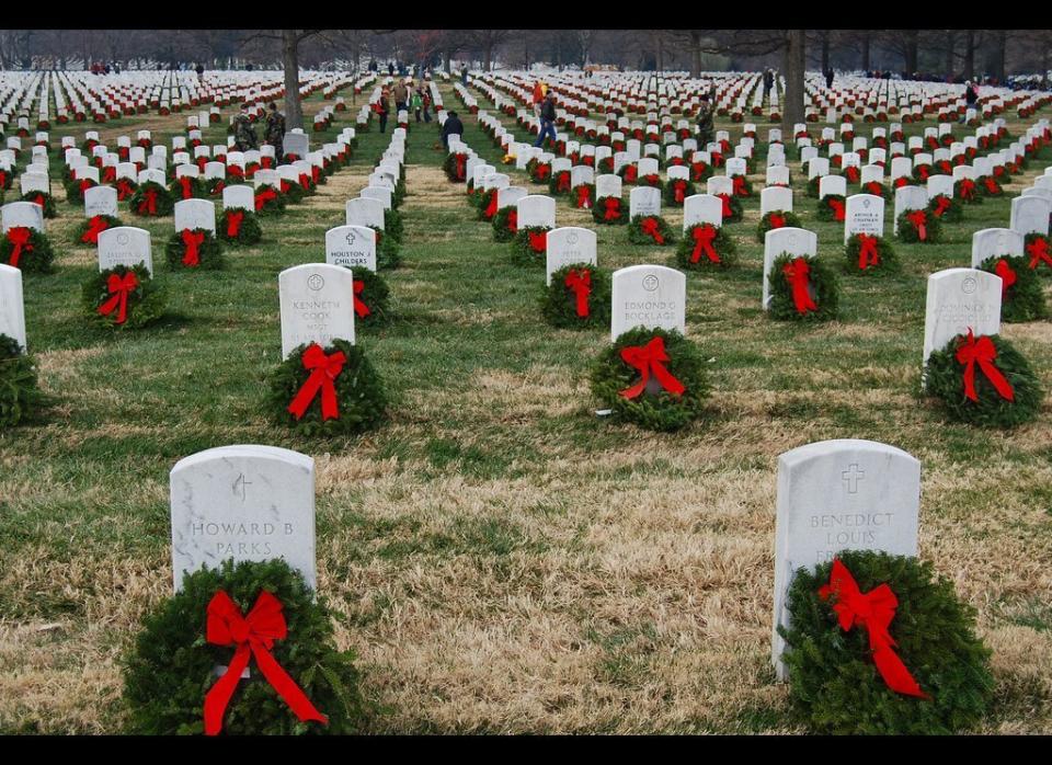 The first thing you notice when you visit Arlington National Cemetery are the rows upon rows of white tombstones that seem to go on forever.    Established during the Civil War on the grounds of Arlington House, the cemetery is the burial site for more than 40,000 service members and their families.    Stretching over 624 acres, the cemetery is divided into 70 sections including one for nurses, another for those killed in the Global War on Terror and a third called Chaplains Hill.    The first soldier buried in Arlington was Private William Henry Christman of Pennsylvania on May 13, 1864, and today between 27 to 30 funeral services take place daily.    Arlington has seen five state funerals including services for Presidents William Howard Taft and John F. Kennedy.    The grave of President Kennedy, who is buried with his wife, Jacqueline, and two of their children, is one of the most visited in Arlington. The grave is marked with an eternal flame and lies near the graves of his brothers Senator Robert F. Kennedy and Senator Ted Kennedy.    The “Tomb of the Unknowns” remains one of the most moving memorials at <a href="http://www.cheapflights.com/flights-to-washington-DC/" target="_hplink">Arlington</a>. The Tomb has been under non-stop guard since July 2, 1937, and the Changing of the Guard ceremony always attracts a crowd.