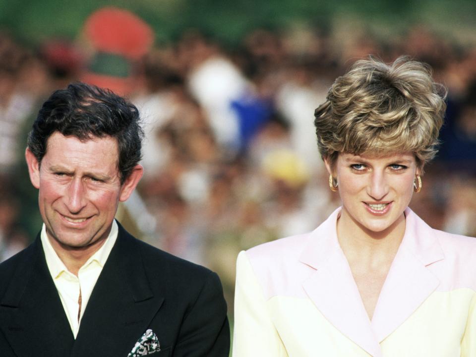 Prince Charles and Princess Diana on February 13, 1992