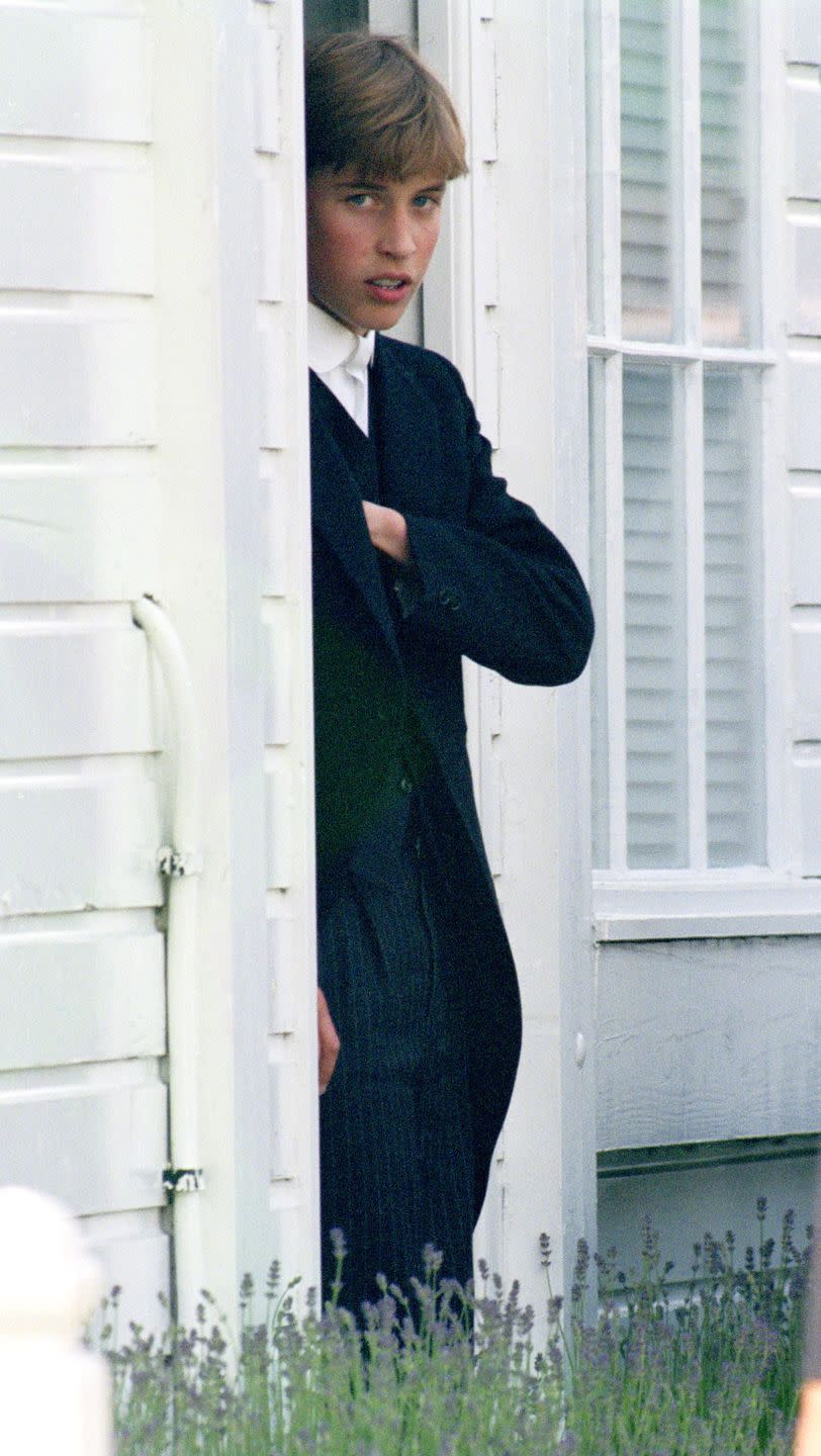 prince william attends the annual eton tea party at smith's lawn, windsor