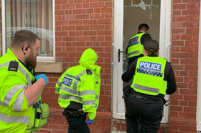 Neighbourhood officers acted on intelligence to execute the warrants -Credit:South Yorkshire Police