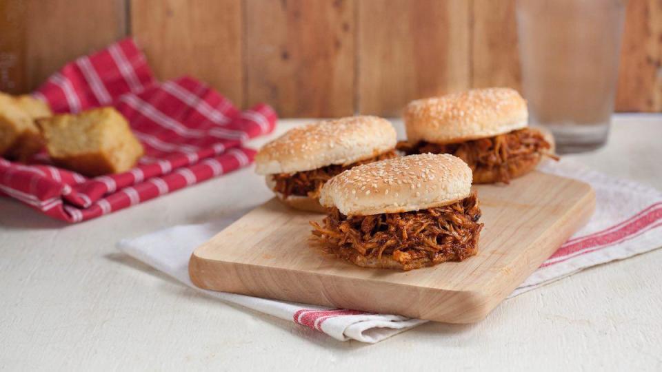 Slow Cooker Southern BBQ Pulled Chicken