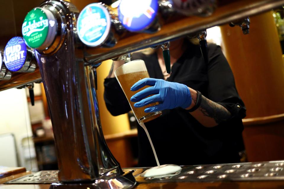 Wetherspoons said staff affected had self-isolated for 14 days (Reuters)