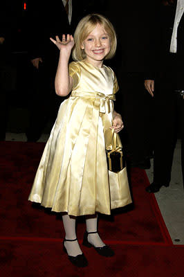 Dakota Fanning at the Beverly Hills premiere of I Am Sam