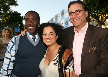 Don Cheadle , guest and Andy Garcia at the Los Angeles Film Festival premiere of Focus Features' Talk to Me