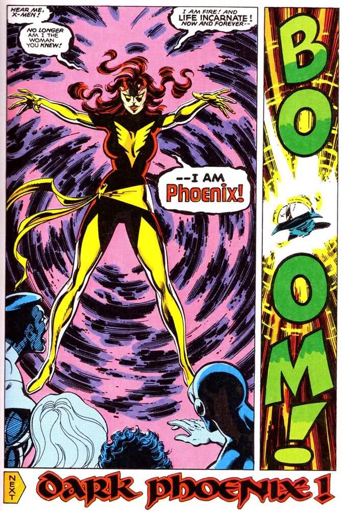 The birth of Dark Phoenix, 1980 (credit: Marvel Comics)