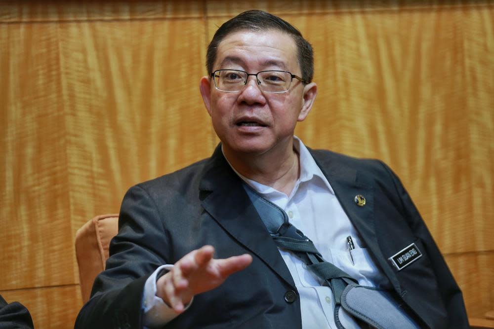 Finance Minister Lim Guan Eng speaks during his ministry’s monthly assembly at the Federal Treasury in Putrajaya January 10, 2020. ― Picture by Ahmad Zamzahuri