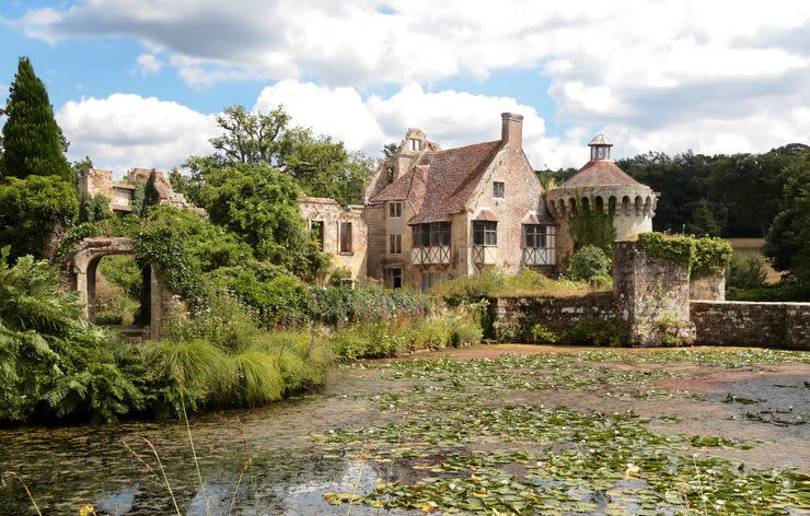 scotney old castle, kent, england