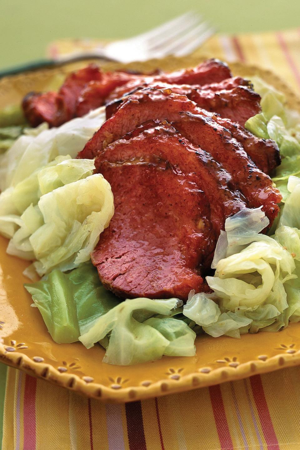 Corned Beef with Marmalade-Mustard Glaze