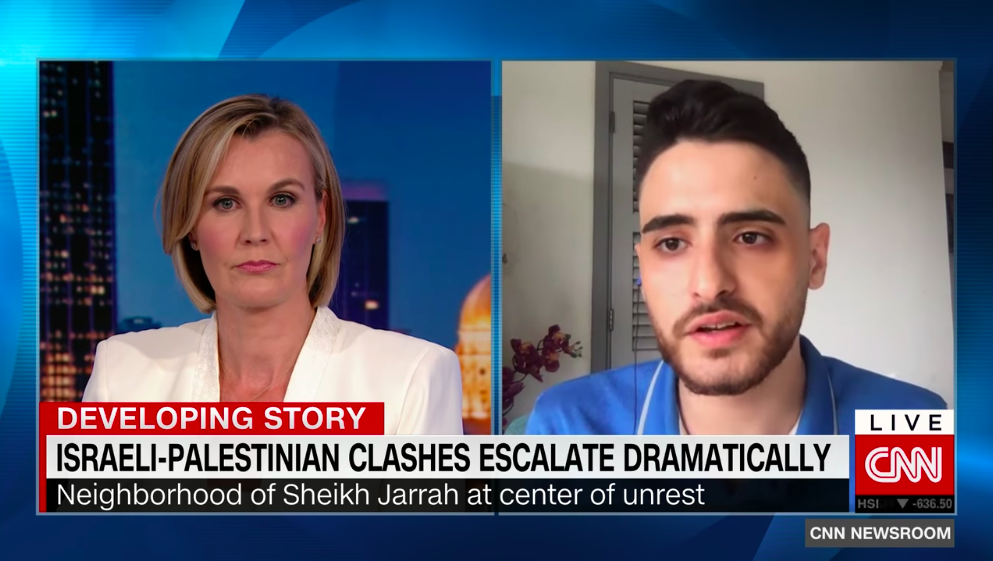 Mohammed El-Kurd interviewed on CNN (CNN)