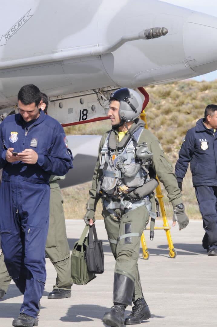 El Capitan Mauro Testalarosa falleció durante una práctica de entrenamiento en la Brigada Aérea de Villa Reynolds, en San Luis