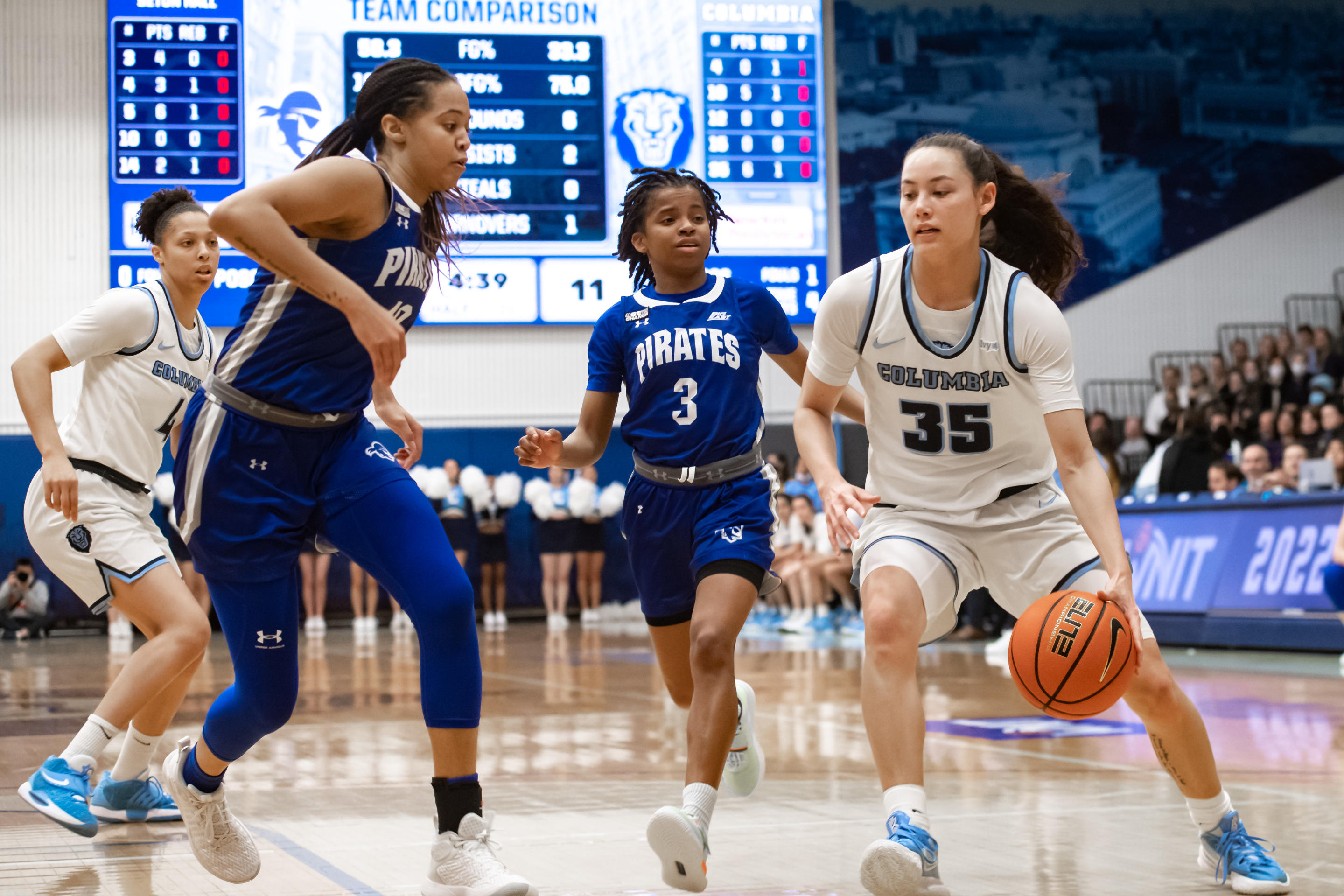 Abbey Hsu and Columbia are 16-5 but will almost assuredly need to win the Ivy League tournament to make the NCAA tournament. (John Jones/Icon Sportswire via Getty Images)