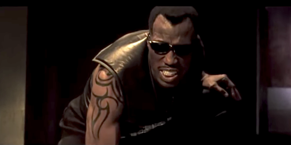 Wesley Snipes as Blade (Credit: New Line Cinema)