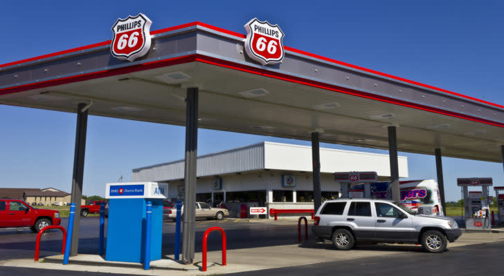 Phillips 66 (PSX) gas station in the daytime