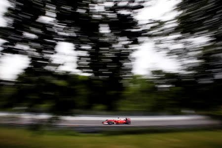 Formula One - Canadian Grand Prix - Montreal, Quebec, Canada - 11/6/16 - Ferrari F1 driver Sebastian Vettel of Germany drives during the third practice. REUTERS/Chris Wattie