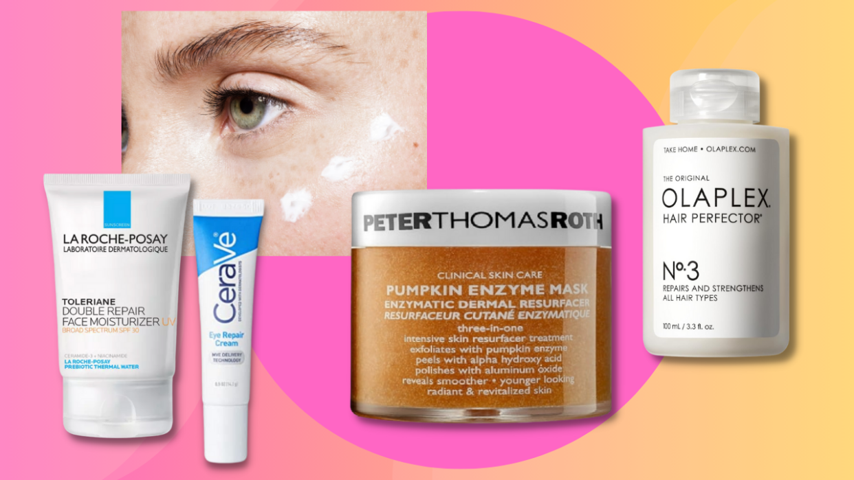 beauty products from Walmart: La Roche-Posay, CeraVe, Peter Thomas Roth, Olaplex 