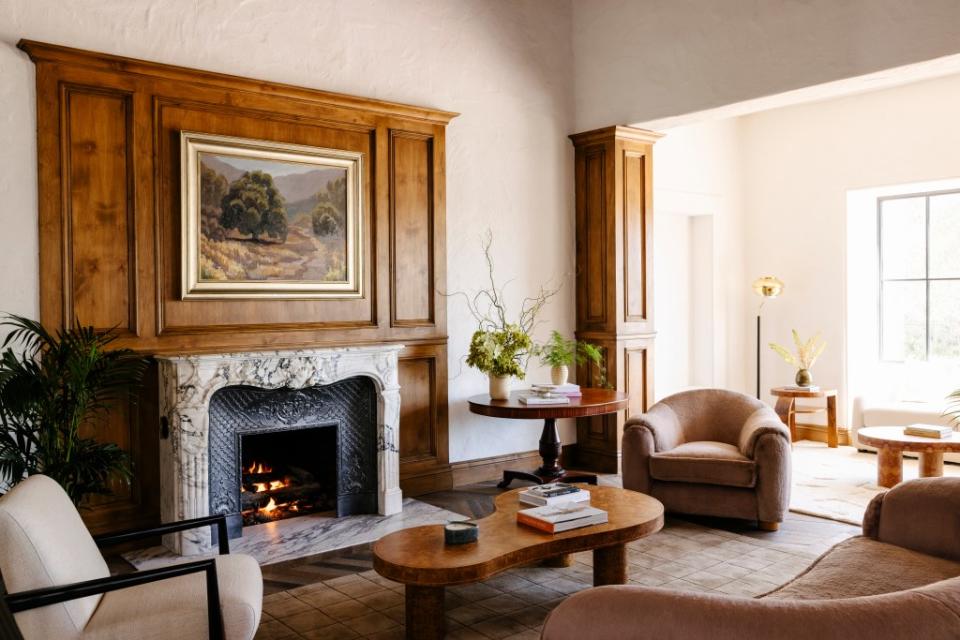 Most of the cottages boast fireplaces. Jessica Sample