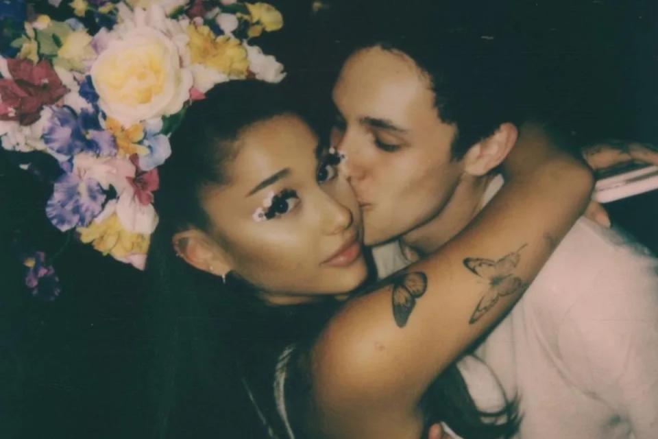 Ariana Grande y Dalton Gomez en una foto de Instagram. (Foto: Instagram / @arianagrande)