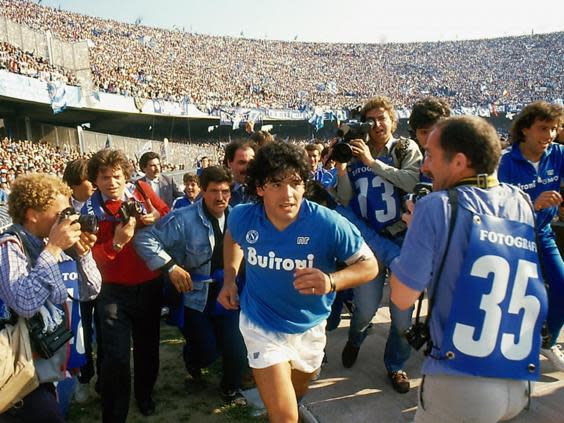 Diego Maradona became a legend at Napoli (Alfredo Capozzi)