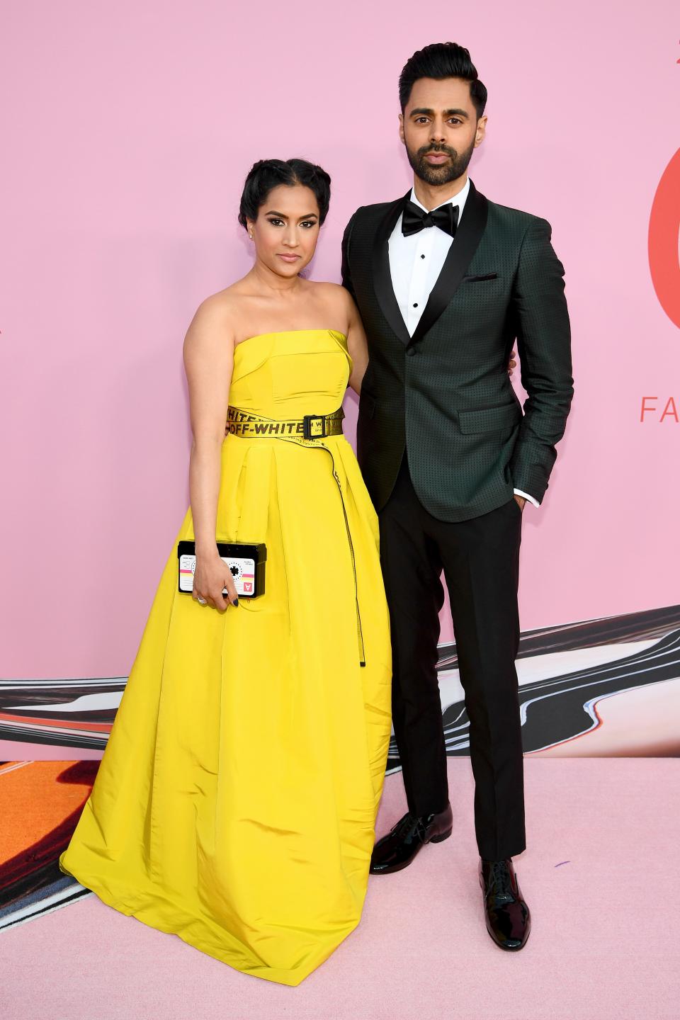 <h1 class="title">Beena Patel and Hasan Minhaj</h1><cite class="credit">Photo: Getty Images</cite>