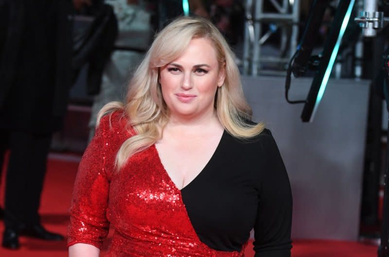 Rebel Wilson attends the British Academy Film Awards in 2020. File Photo by Rune Hellestad/UPI
